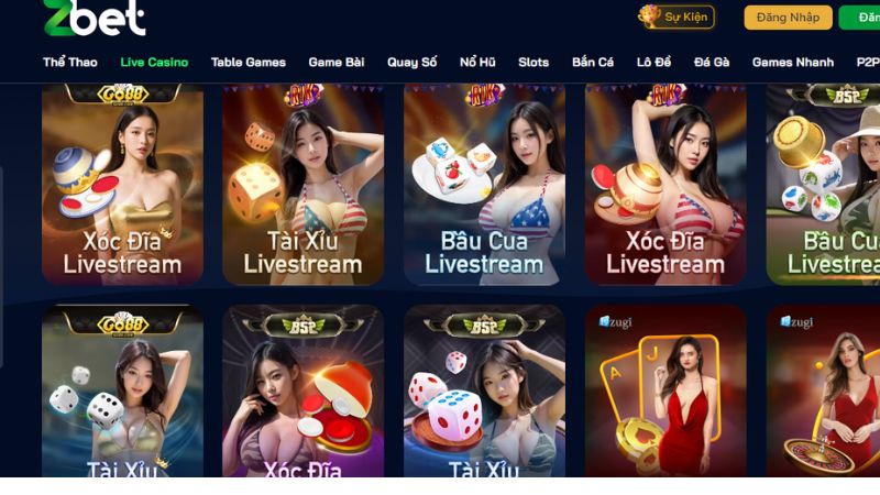Zbet: Nhà cái uy tín cá độ thể thao đẳng cấp châu Mỹ 3 Kho game bất tận dành cho game thủ